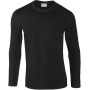 Softstyle® Euro Fit Adult Long Sleeve T-shirt Black XXL