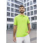 PM 6 Men's Workwear Polo Shirt Modern-Flair, from Sustainable Material , 51% GRS Certified Recycled Polyester / 47% Conventional Cotton / 2% Conventional Elastane - kiwi - M