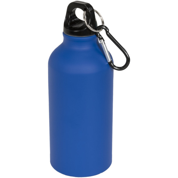 Oregon 400 ml matte water bottle with carabiner - Blue