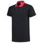 Poloshirt Contrast Outlet 201004 Navy-Red 5XL