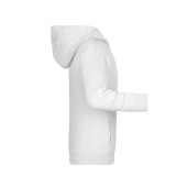 Children's Zip Hoody - white - S