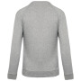 Herensweater BIO ronde hals raglanmouwen Grey Heather S