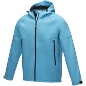 Coltan heren GRS-gerecycled softshell jack - NXT blauw - XS