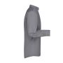 Men's Business Shirt Long-Sleeved - steel - 6XL