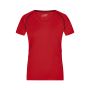 Ladies' Sports T-Shirt - red/black - M