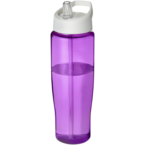 H2O Active® Tempo 700 ml spout lid sport bottle - Purple/White
