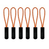 Santino Zipper puller  without logo Orange / Black 6x One Size