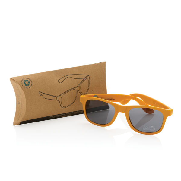 GRS zonnebril van gerecycled PP-plastic, oranje