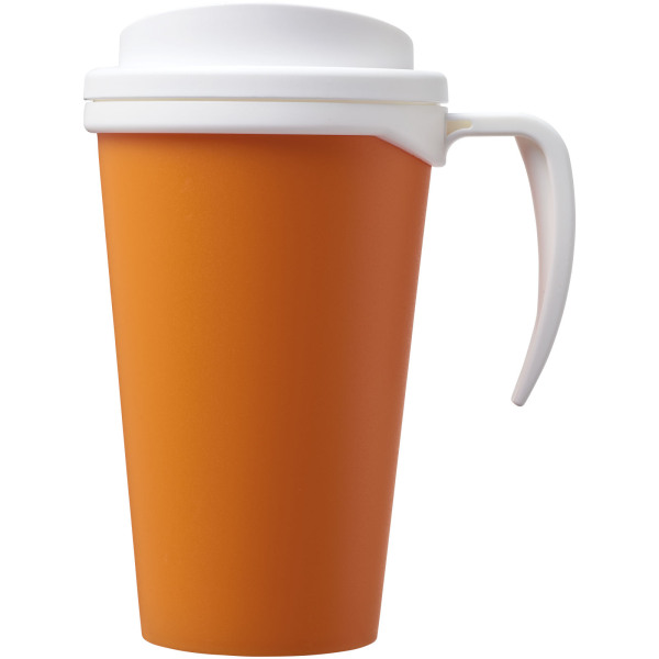 Americano® Grande 350 ml insulated mug - Orange/White