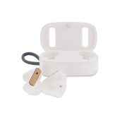 TWS Earbuds bamboo - Wit