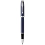 Parker IM rollerbalpen (zwarte inkt) - Blauw/Zilver