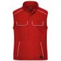 Workwear Softshell Vest - SOLID - - red - L