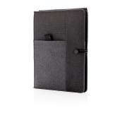 Kyoto notitieboek met 5W draadloze 4.000 mAh powerbank Kyoto notitieboek met 5W draadloze 4.000 mAh powerbank