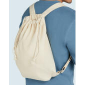 Canvas Backpack Straps and Drawstring - Natural - One Size