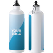 Aluminium waterfles (750 ml) Roan wit