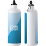 Aluminium waterfles (750 ml) Roan wit