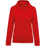 Dames hooded sweater Bio Red XS