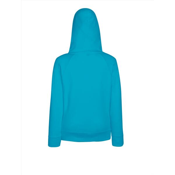 FOTL Lady-Fit Lightweight Hooded Sweat, Azure Blue, XXL
