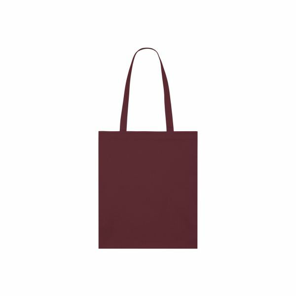 Light Tote Bag Burgundy OS