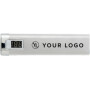 Aluminium powerbank Lukas zilver