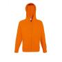 FOTL Lightweight Hooded Sweat Jacket, Orange, S