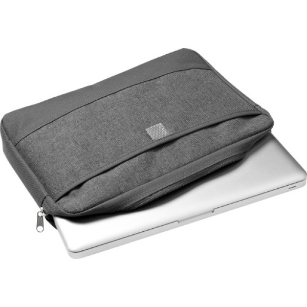 Polycanvas (600D) laptoptas Leander grijs