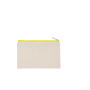 Tasje van canvaskatoen - klein model Natural / Fluorescent Yellow One Size