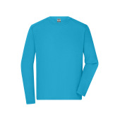 Men's Workwear-Longsleeve-T - turquoise - 6XL