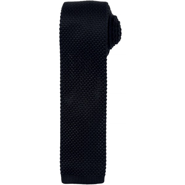 Slim knitted tie