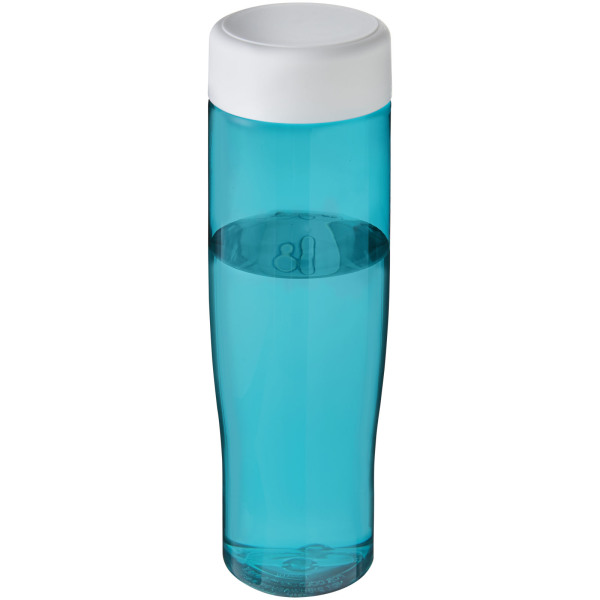 H2O Active® Tempo 700 ml screw cap water bottle - Aqua blue/White