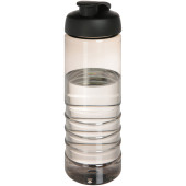 H2O Active® Treble 750 ml sportfles met kanteldeksel - Charcoal/Zwart