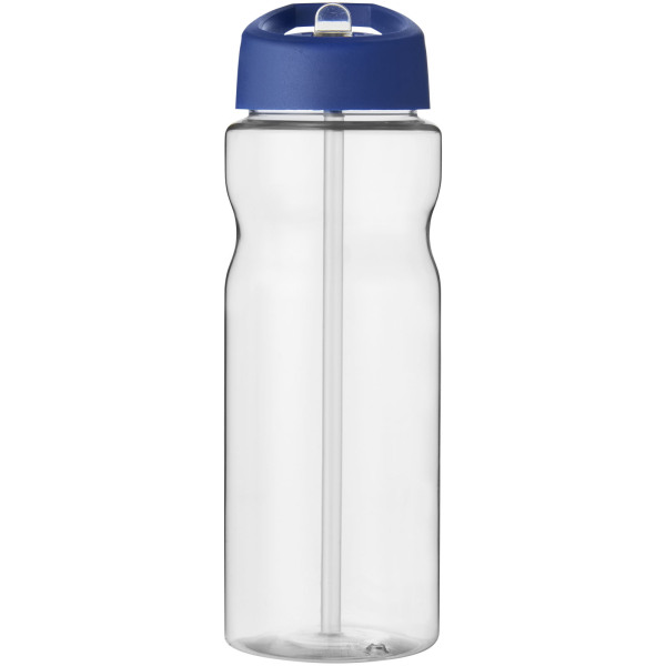 H2O Active® Base 650 ml spout lid sport bottle - Transparent/Blue