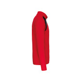 Kindertrainingsweater Met Ritskraag Sporty Red / Black / Storm Grey 12/14 jaar
