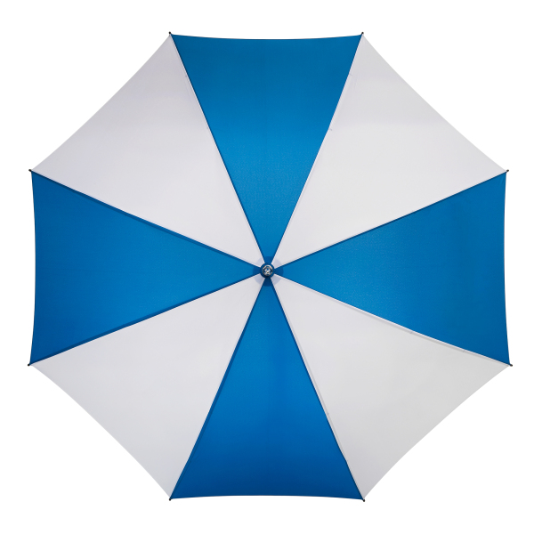 Falconetti- Golfparaplu - Handopening - Windproof -  125cm - Kobalt blauw/wit