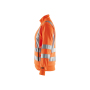 Dames Sweatshirt met rits High Vis
