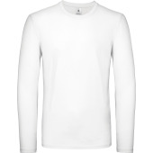 #E150 Men's T-shirt long sleeve White 4XL