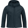 Kids' hooded softshell jacket Navy 7/8 ans