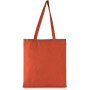 Shopper bag long handles Burnt Orange One Size