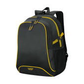 Osaka Basic Backpack - Black/Yellow - One Size