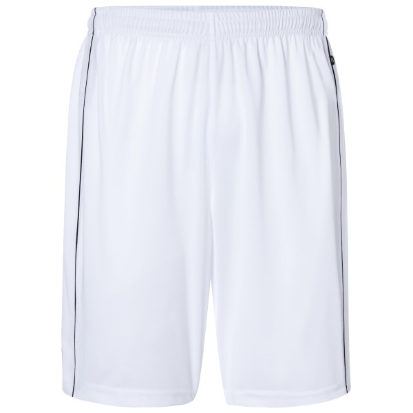 Basic Team Shorts - white/black - S