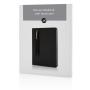 Standard hardcover PU A5 notebook with stylus pen, black