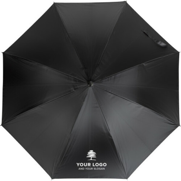 Polyester (190T) paraplu Ramona zwart/zilver