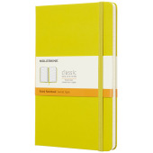 Classic L hardcover notitieboek - gelinieerd - Paardenbloem geel