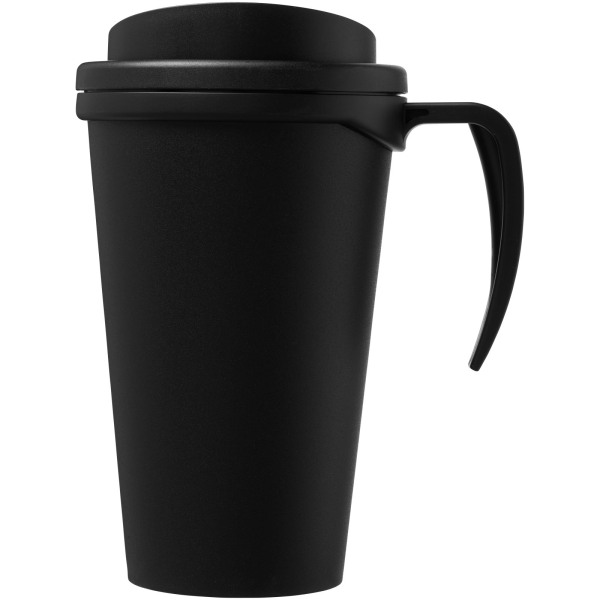 Americano® Grande 350 ml insulated mug - Solid black
