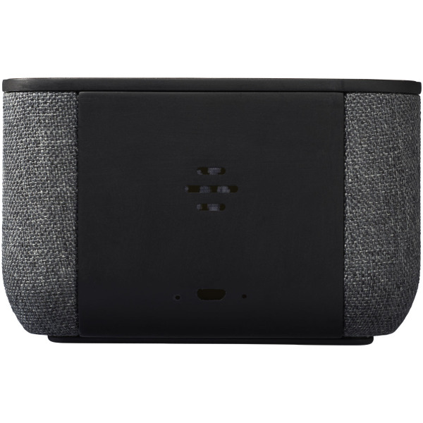 Shae Bluetooth® speaker van stof en hout - Donker bruin