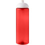 H2O Active® Eco Vibe 850 ml drinkfles met koepeldeksel - Rood/Wit