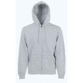 FOTL Classic Hooded Sweat Jacket, Heather Grey, XXL