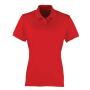 Ladies Coolchecker® Piqué Polo Shirt, Red, L, Premier
