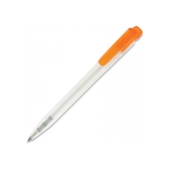 Ball pen Ingeo TM Pen Clear transparent - Frosted Orange