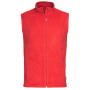 Stedman Polar Fleece Vest for him 186c scarlet red XXL